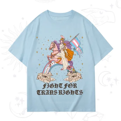 Purplehecate Fight for Trans Rights Knight T-Shirt