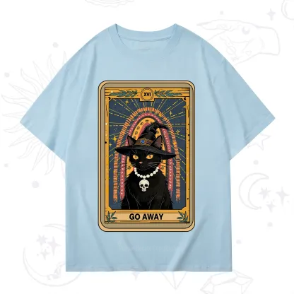 Purplehecate The Go Away Cat Tarot T-Shirt