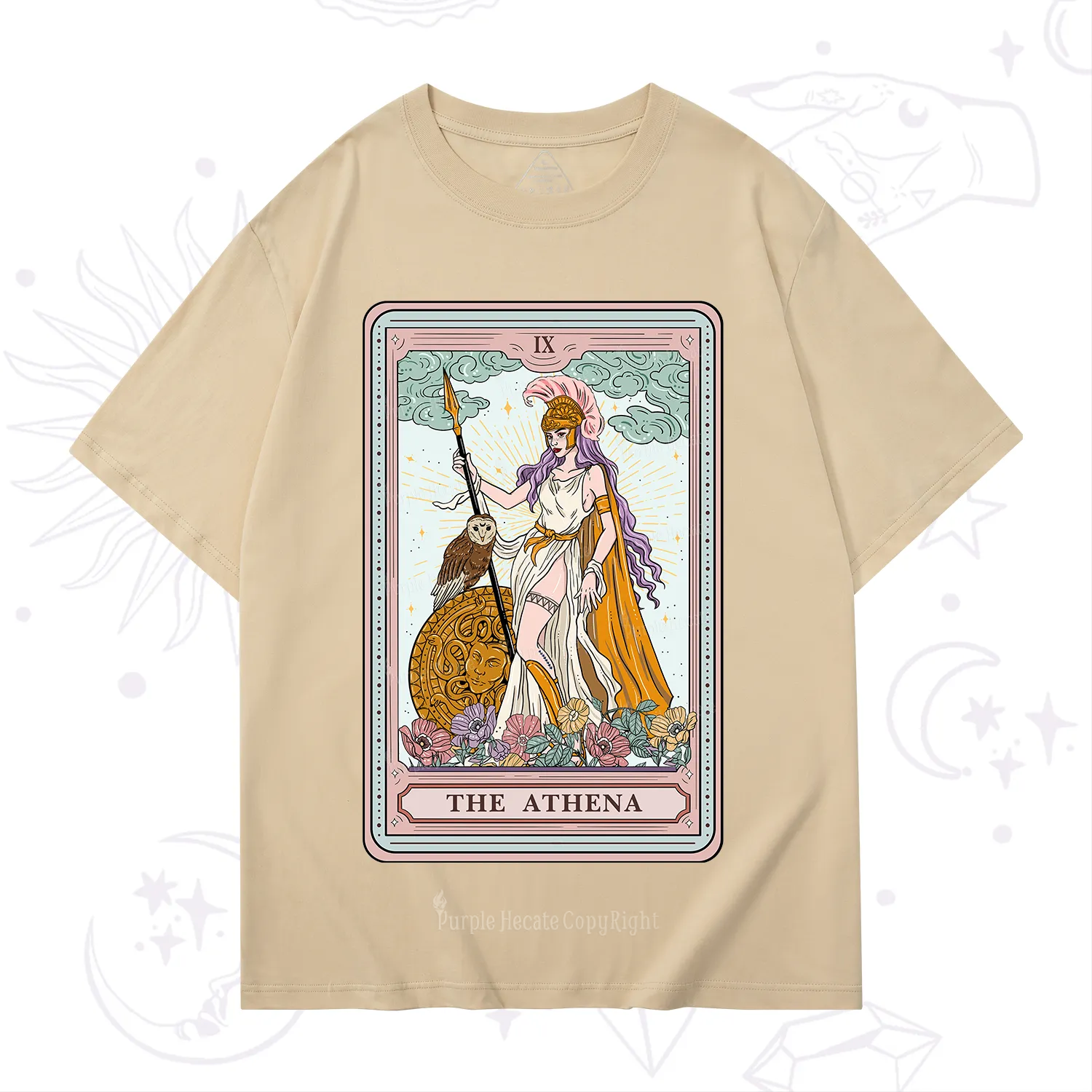Purplehecate The Athena Tarot T-Shirt