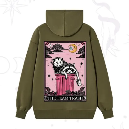 Purplehecate The Team Trash Raccoon & Possum Tarot Hoodie