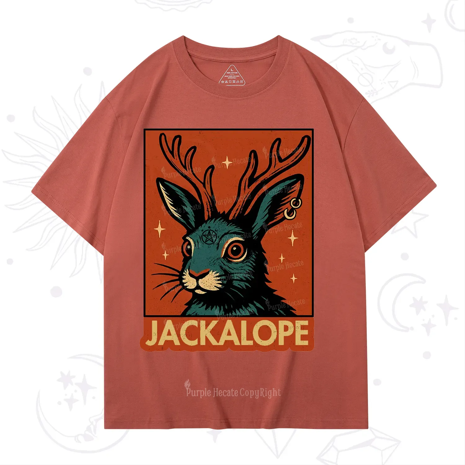 Purplehecate Funny Jackalope T-Shirt