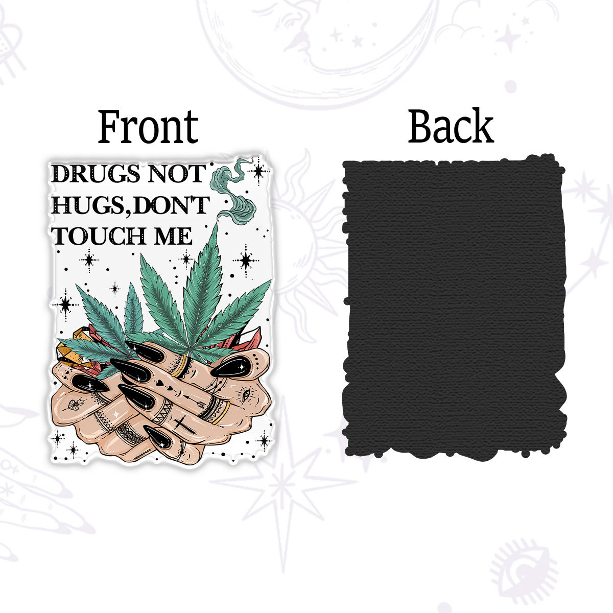 Purplehecate Drugs Not Hugs Magnet