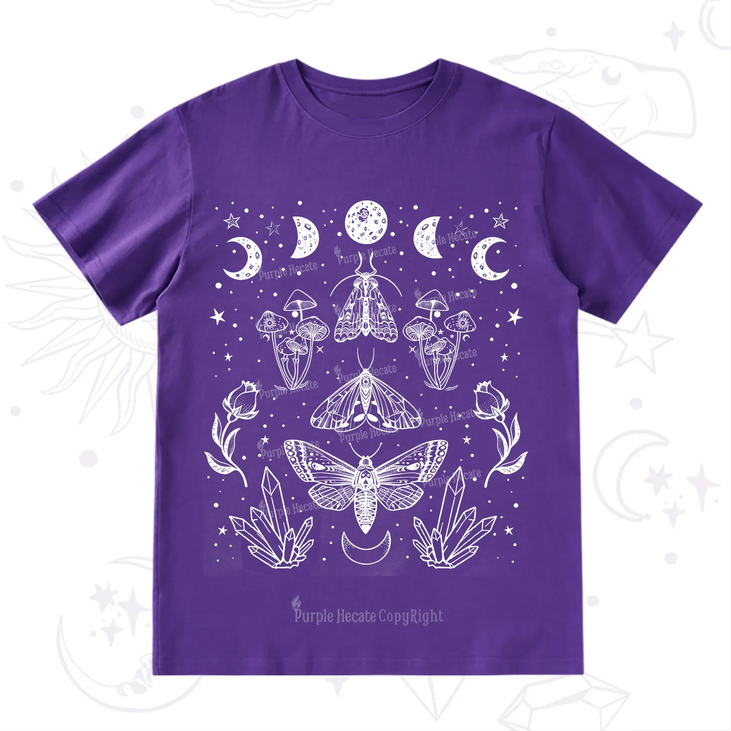 Purplehecate Mystical Moth T-Shirt