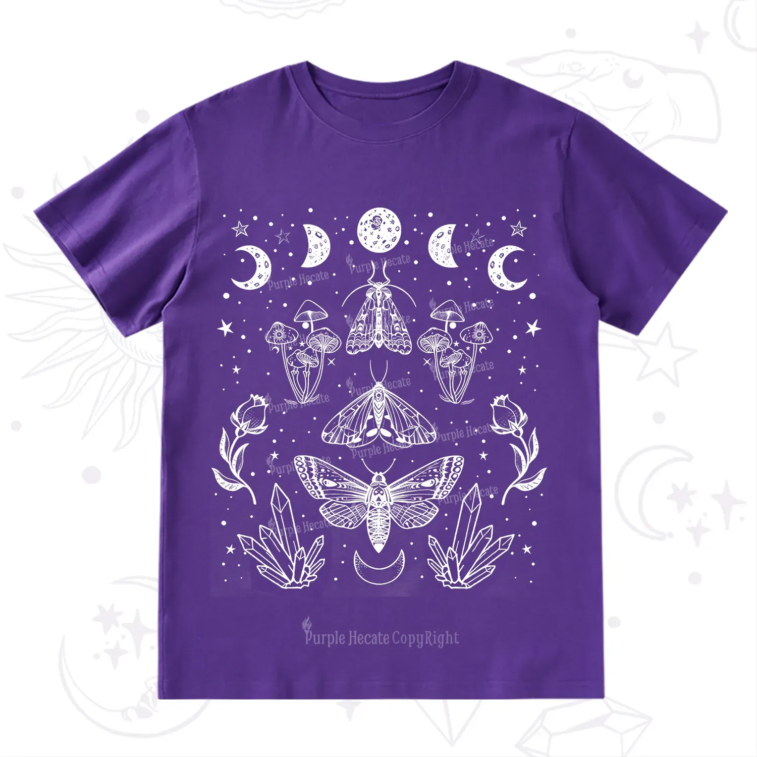 Purplehecate Mystical Moth T-Shirt