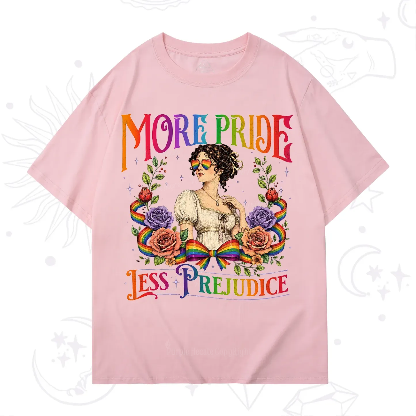 Purplehecate More Pride Less Prejudice Pride T-Shirt