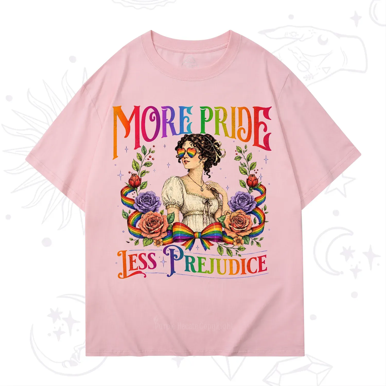 Purplehecate More Pride Less Prejudice Pride T-Shirt