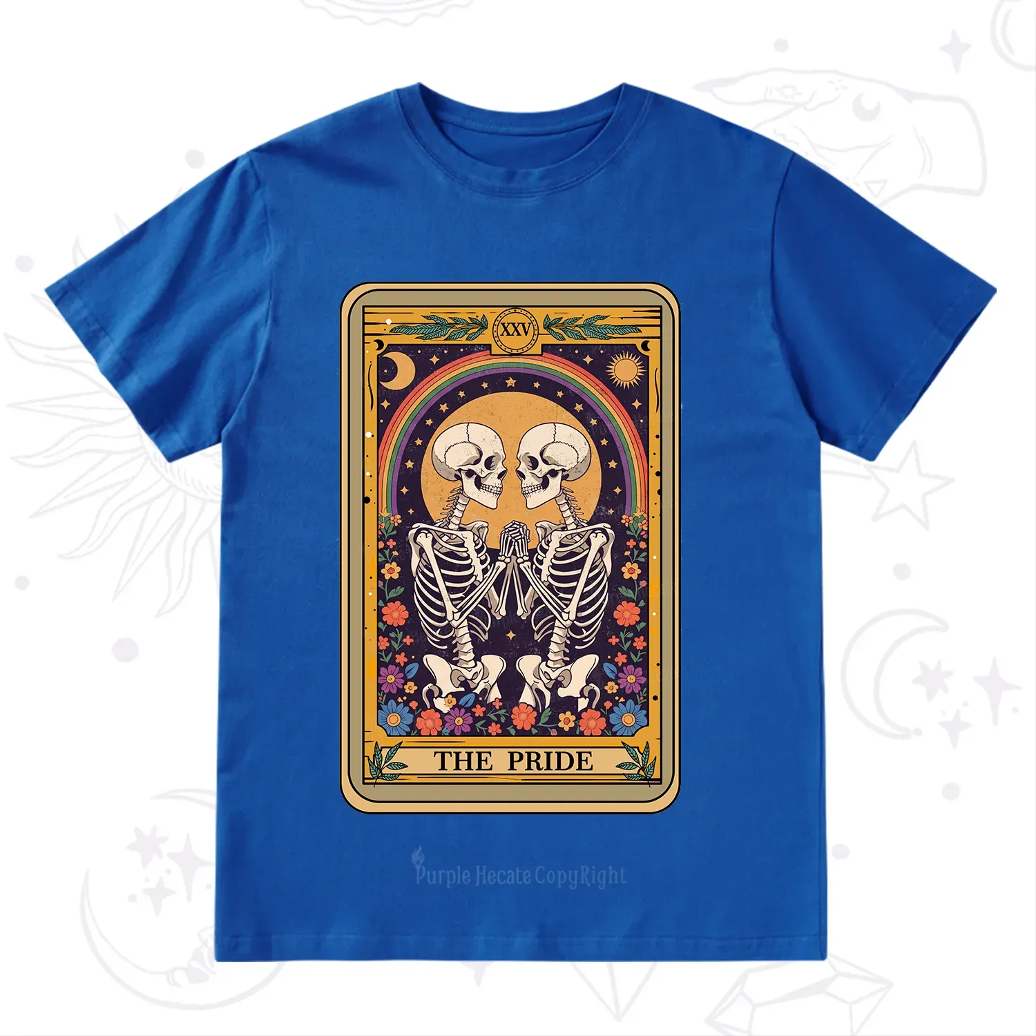 Purplehecate The Pride Skeleton Tarot T-Shirt