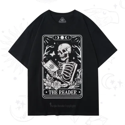 Purplehecate The Reader Tarot Card T-Shirt