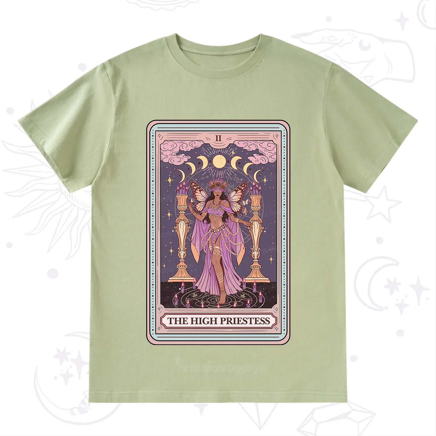 Purplehecate The Mystic High Priestess T-Shirt