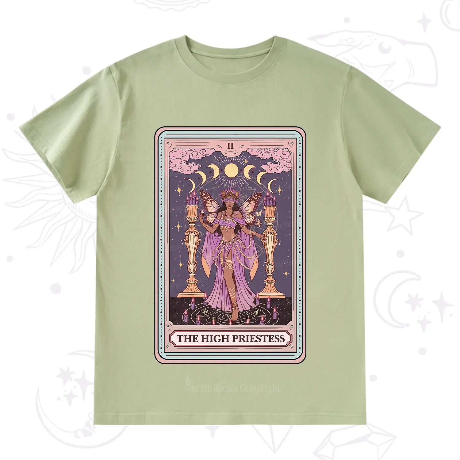 Purplehecate The Mystic High Priestess T-Shirt
