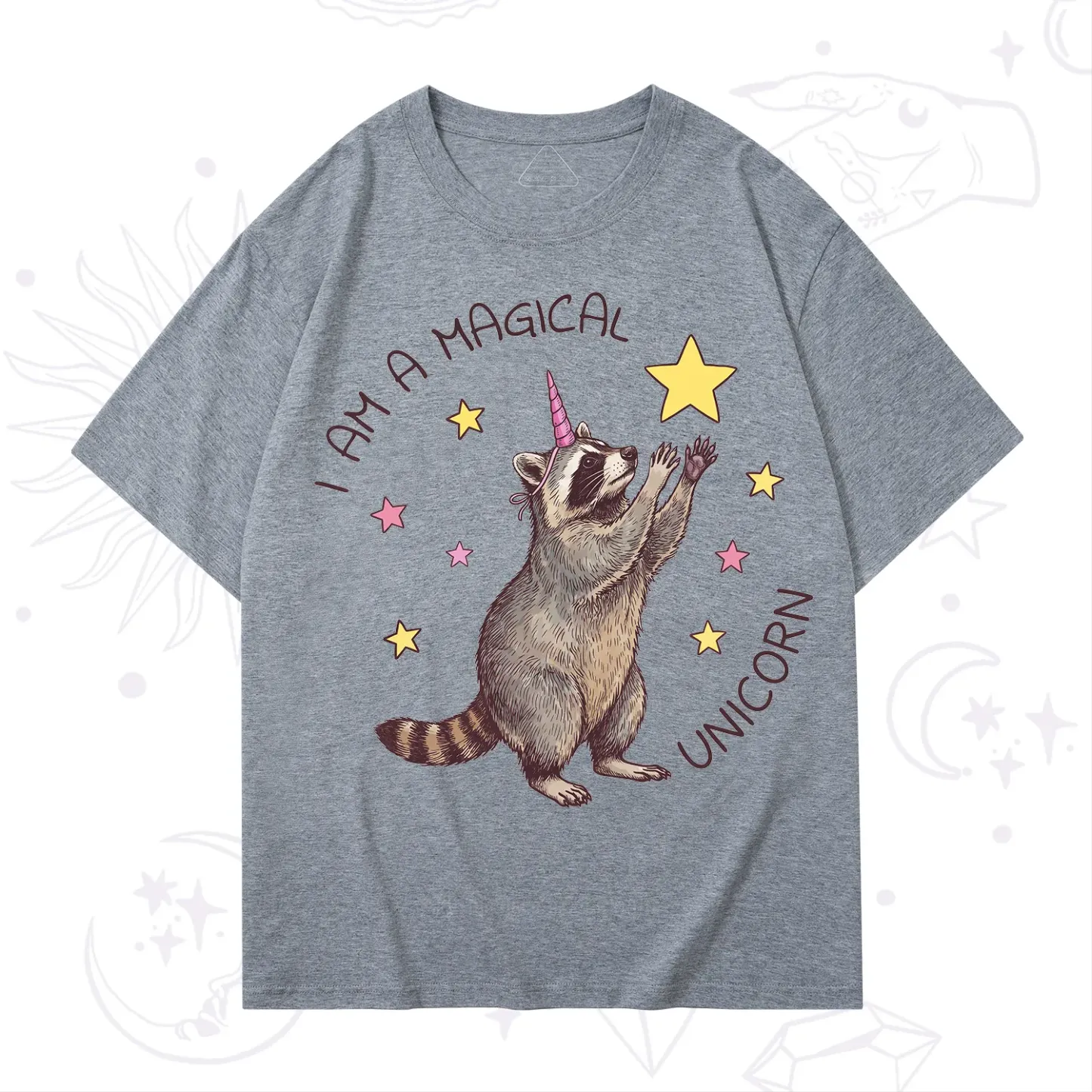 Purplehecate I Am A Magical Unicorn Raccoon T-Shirt