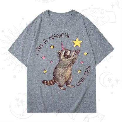 Purplehecate I Am A Magical Unicorn Raccoon T-Shirt