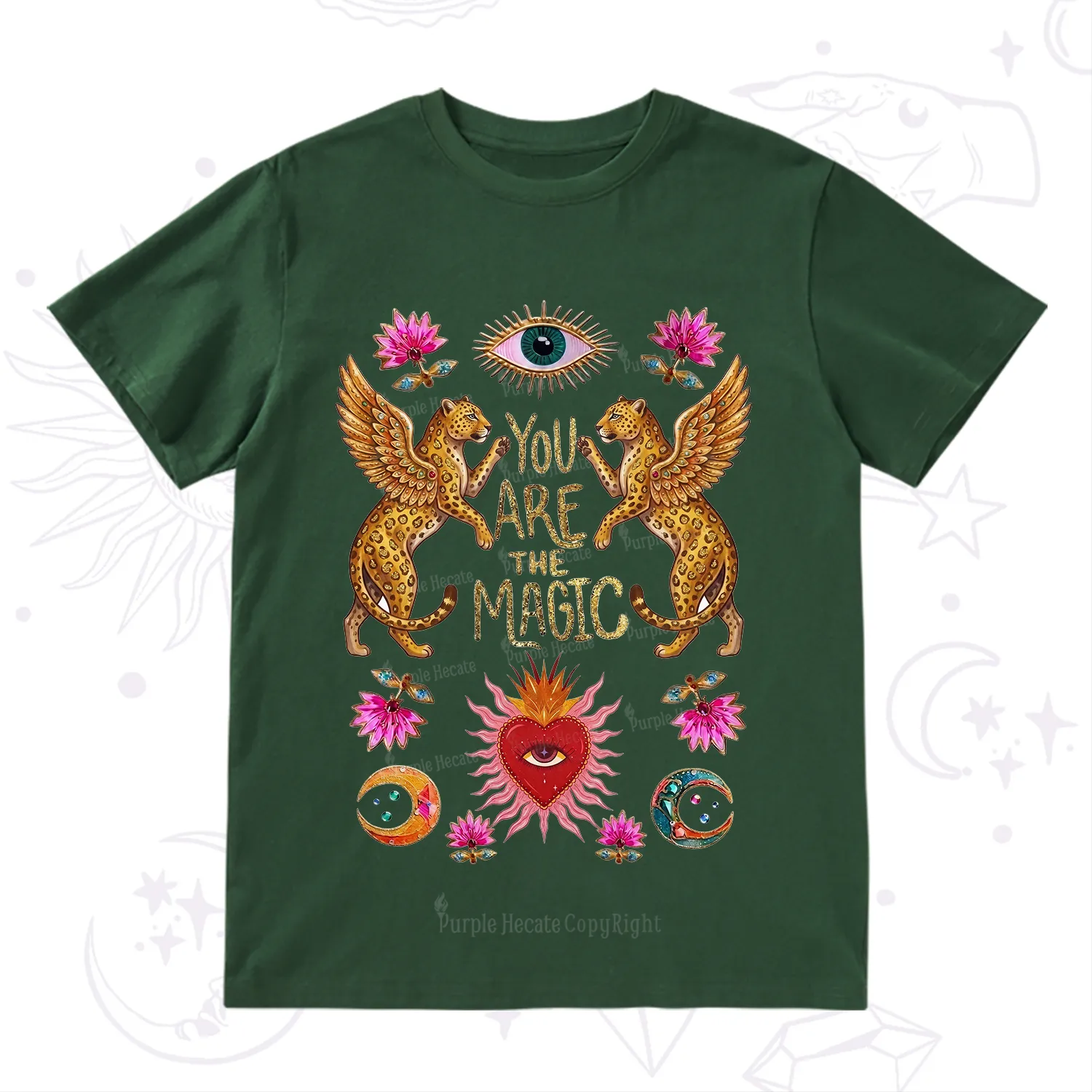 Purplehecate Vintage Tiger You Are The Magic T-Shirt