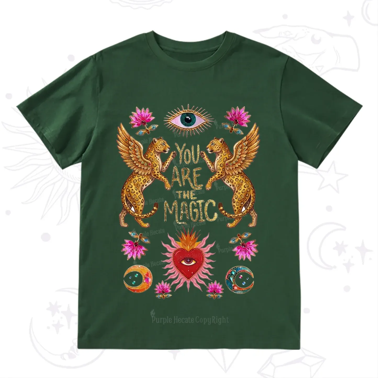 Purplehecate Vintage Tiger You Are The Magic T-Shirt