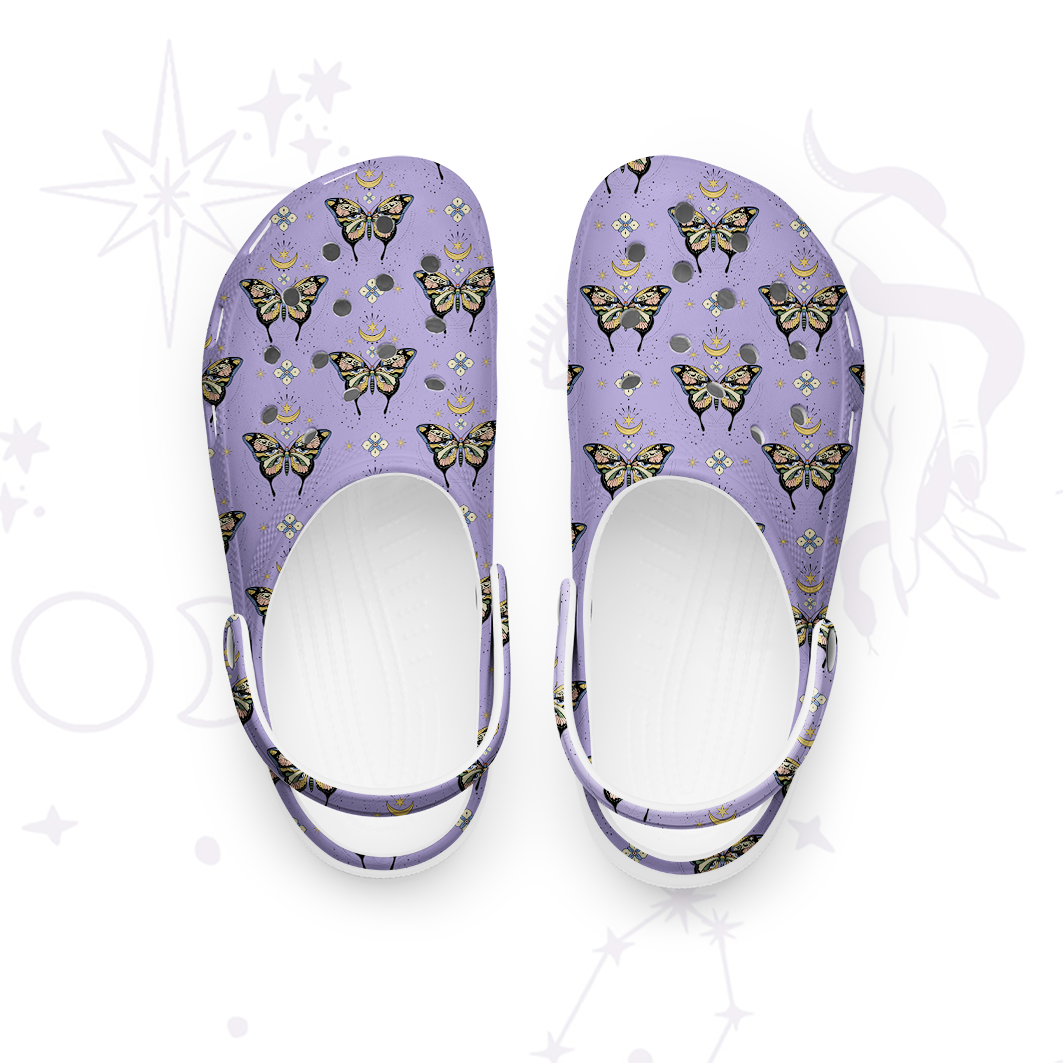 Purplehecate I Am Opening Rubber Clogs