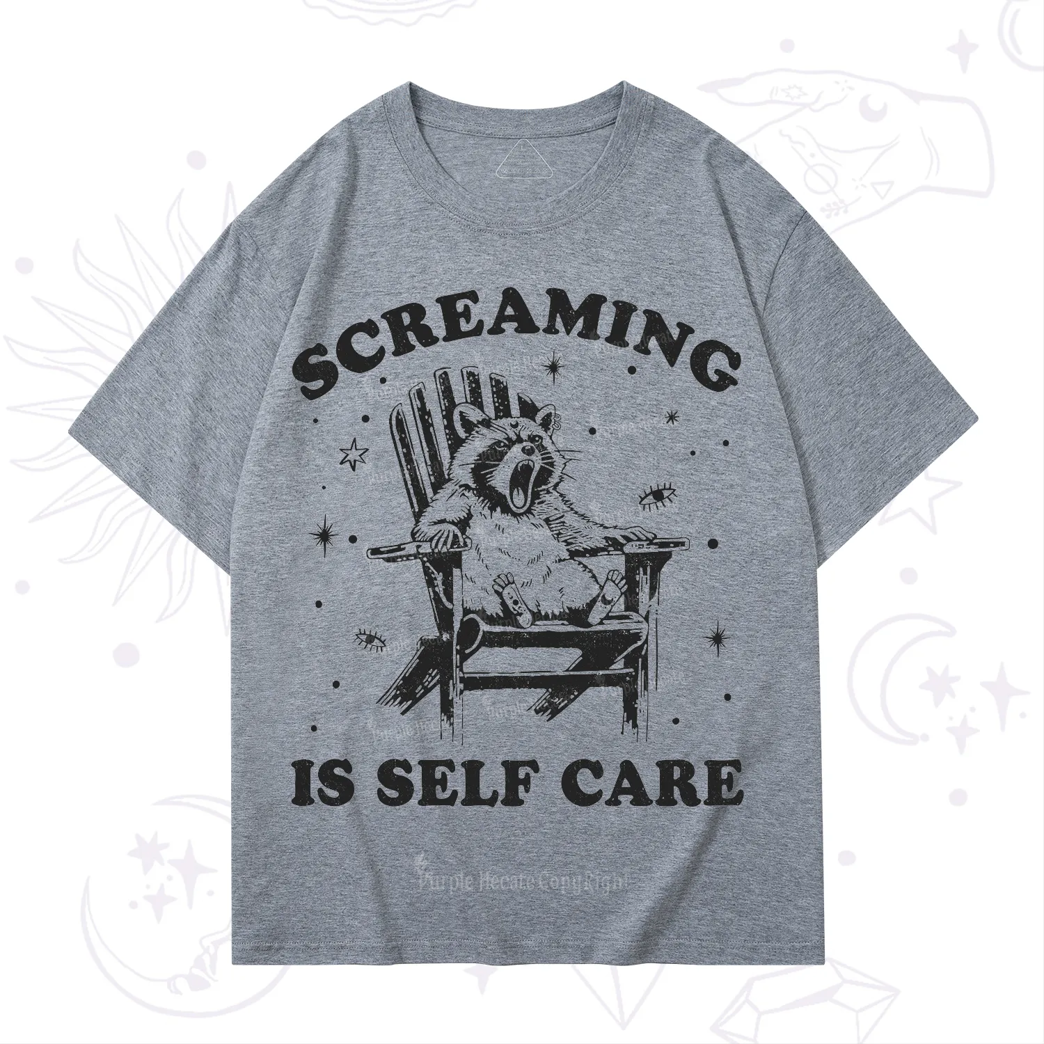 Purplehecate Screaming is Self Care T-Shirt