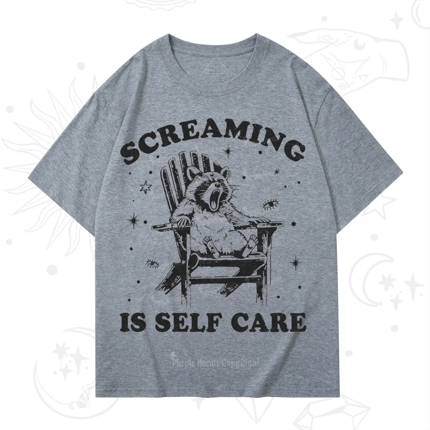 Purplehecate Screaming is Self Care T-Shirt