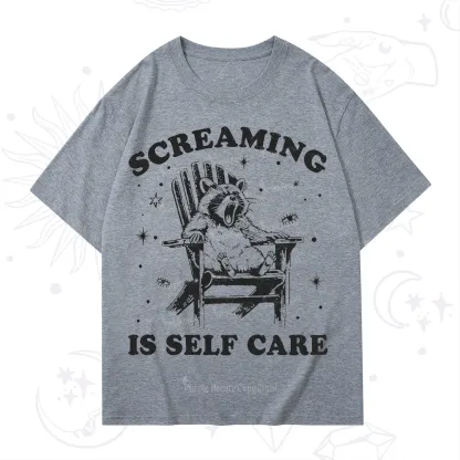 Purplehecate Screaming is Self Care T-Shirt