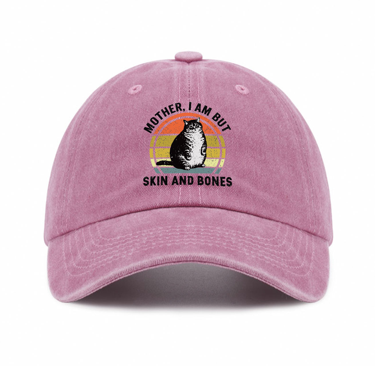 Purplehecate Mother I Am But Skin And Bones Funny Cat Baseball Cap