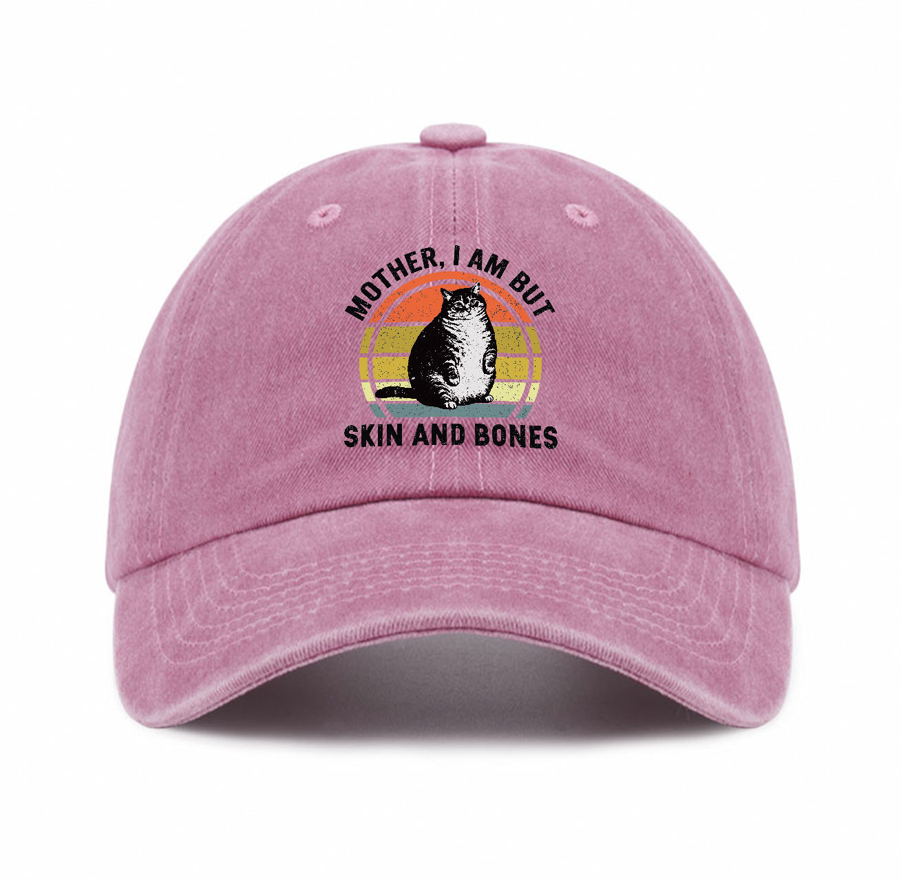 Purplehecate Mother I Am But Skin And Bones Funny Cat Baseball Cap
