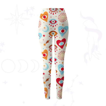 Purplehecate The Enchanted Eye of Love Yoga Pants