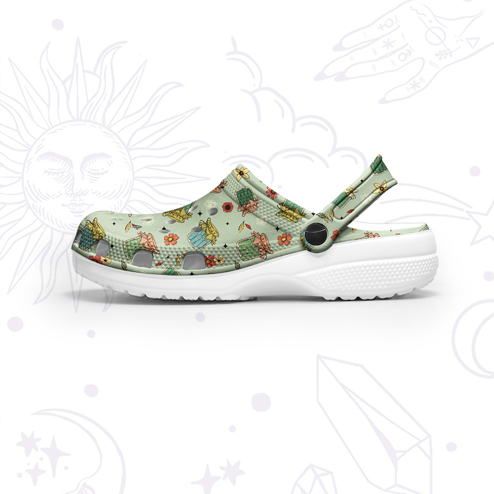 Purplehecate The Pickles Rubber Clogs