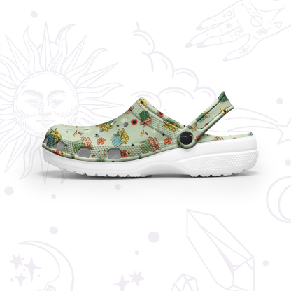 Purplehecate The Pickles Rubber Clogs