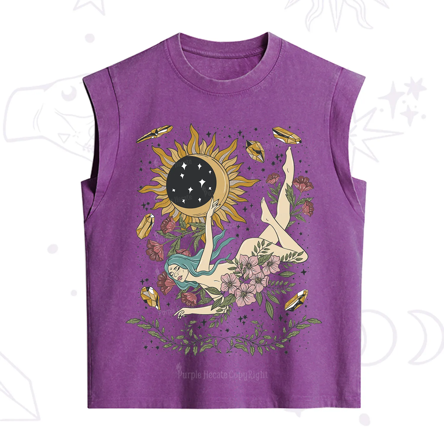 Purplehecate My Girl Your Day Will Come Vintage Washed Tank