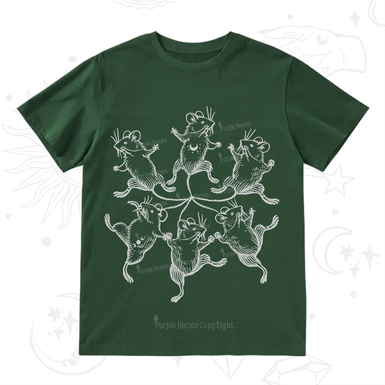 Purplehecate The Midnight Mouse Dance T-Shirt