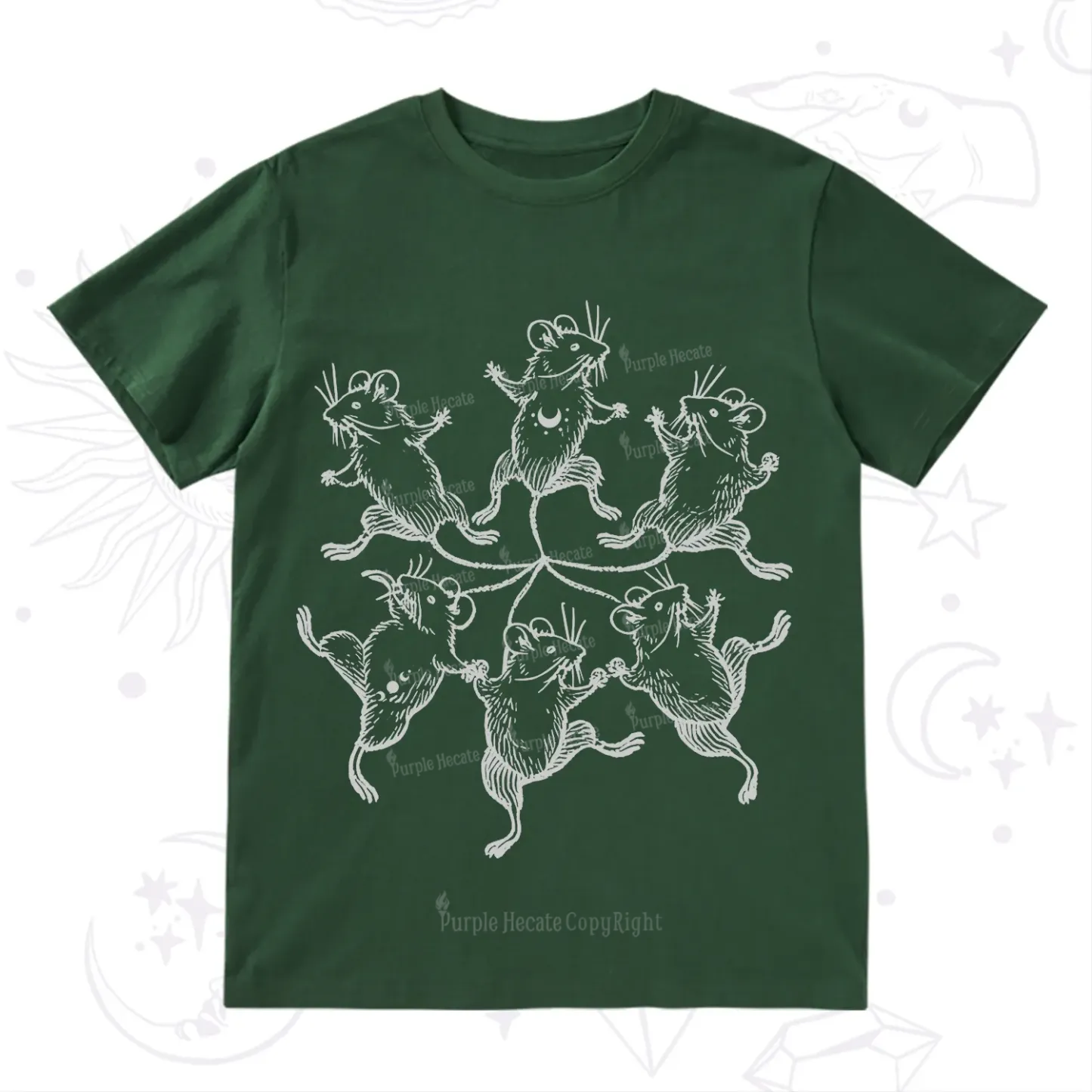 Purplehecate The Midnight Mouse Dance T-Shirt