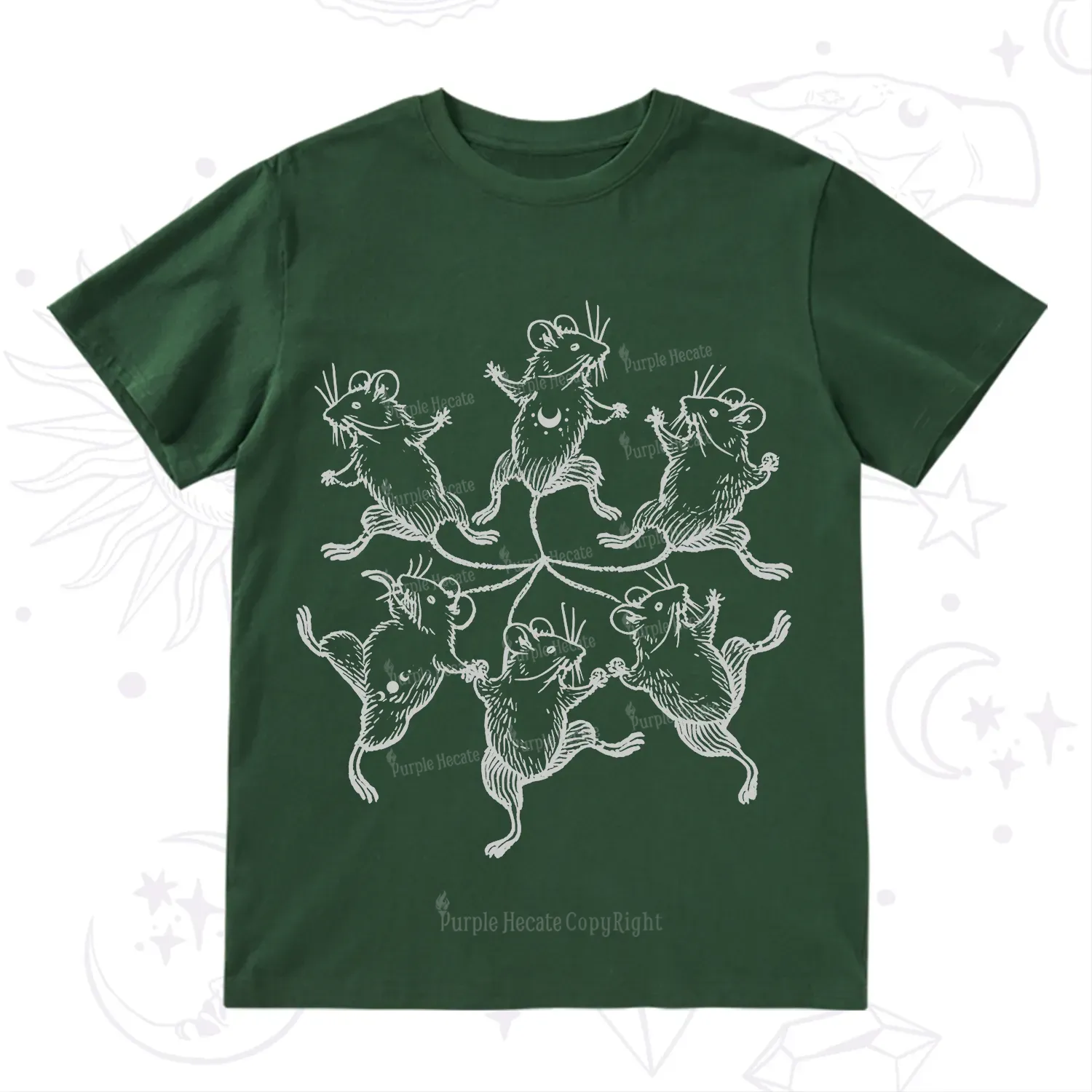 Purplehecate The Midnight Mouse Dance T-Shirt