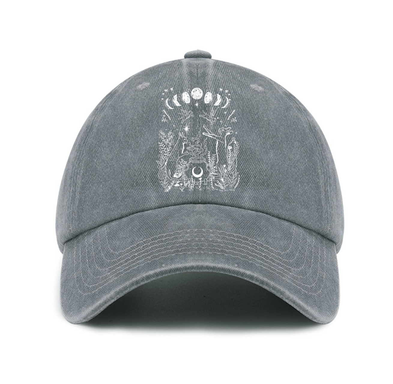 Purplehecate Celestial Cat Baseball Cap