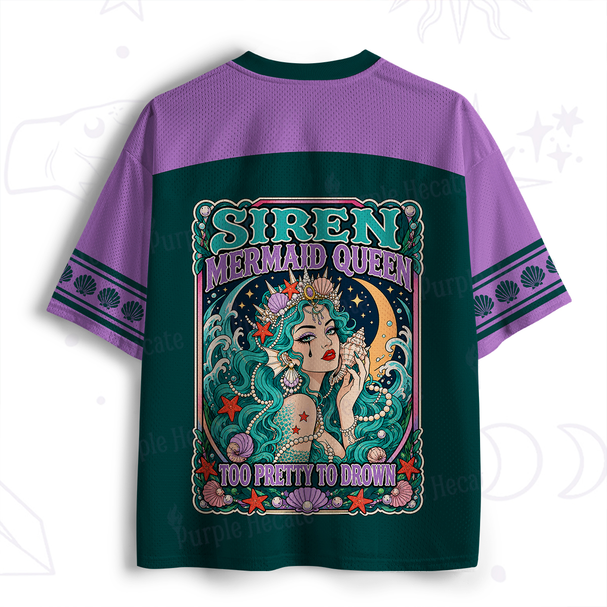 Purplehecate Siren Mermaid Queen Mesh Jersey