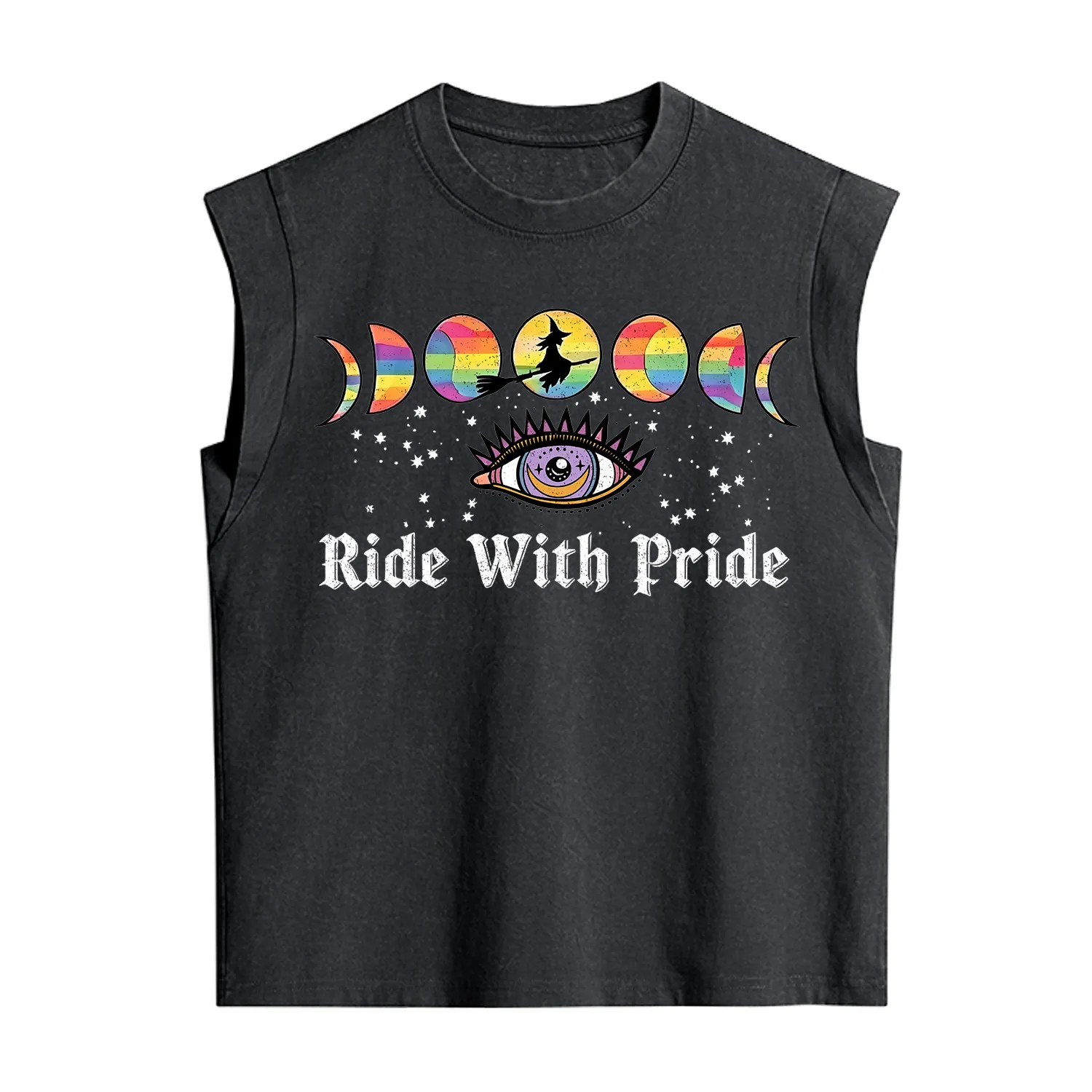 Purplehecate Ride With Rride Vintage Washed Tank