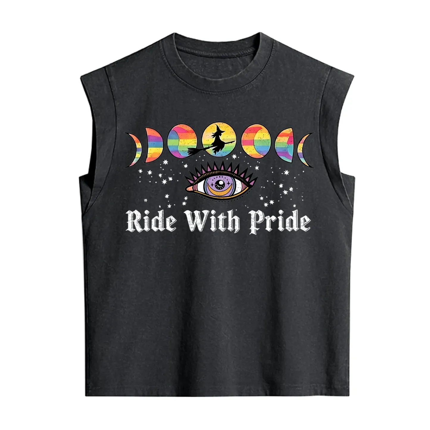 Purplehecate Ride With Rride Vintage Washed Tank