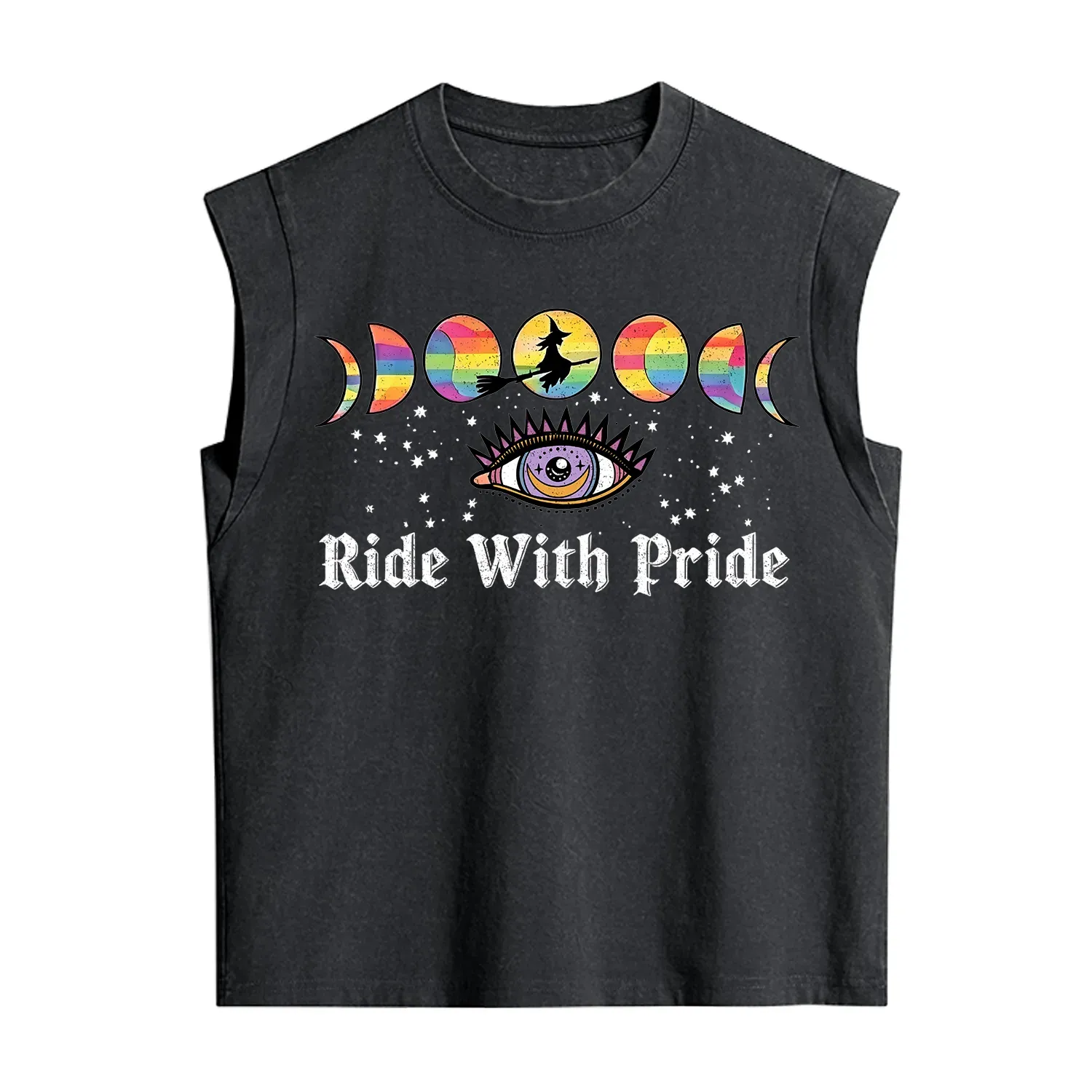 Purplehecate Ride With Rride Vintage Washed Tank