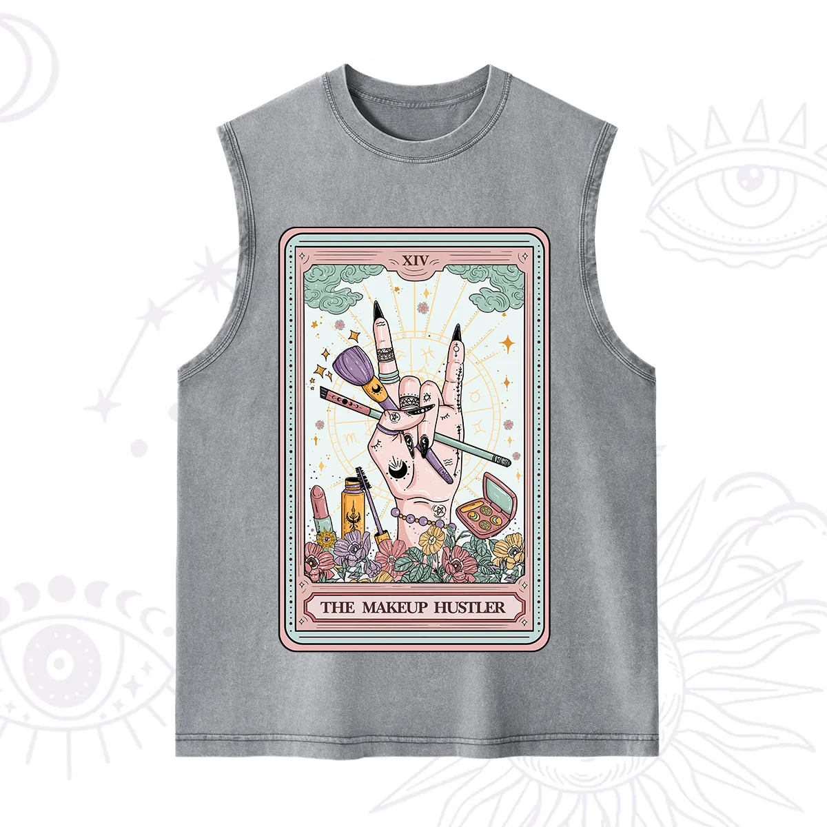 Purplehecate The Makeup Hustler Tarot Washed Tank