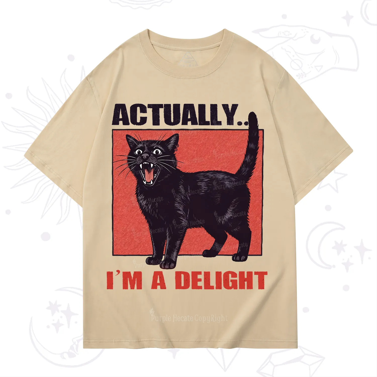 Purplehecate Actually Im a Delight T-Shirt