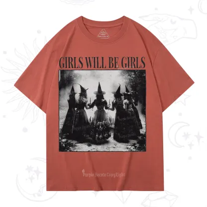 Purplehecate Girl Will Be Girl Witch T-Shirt