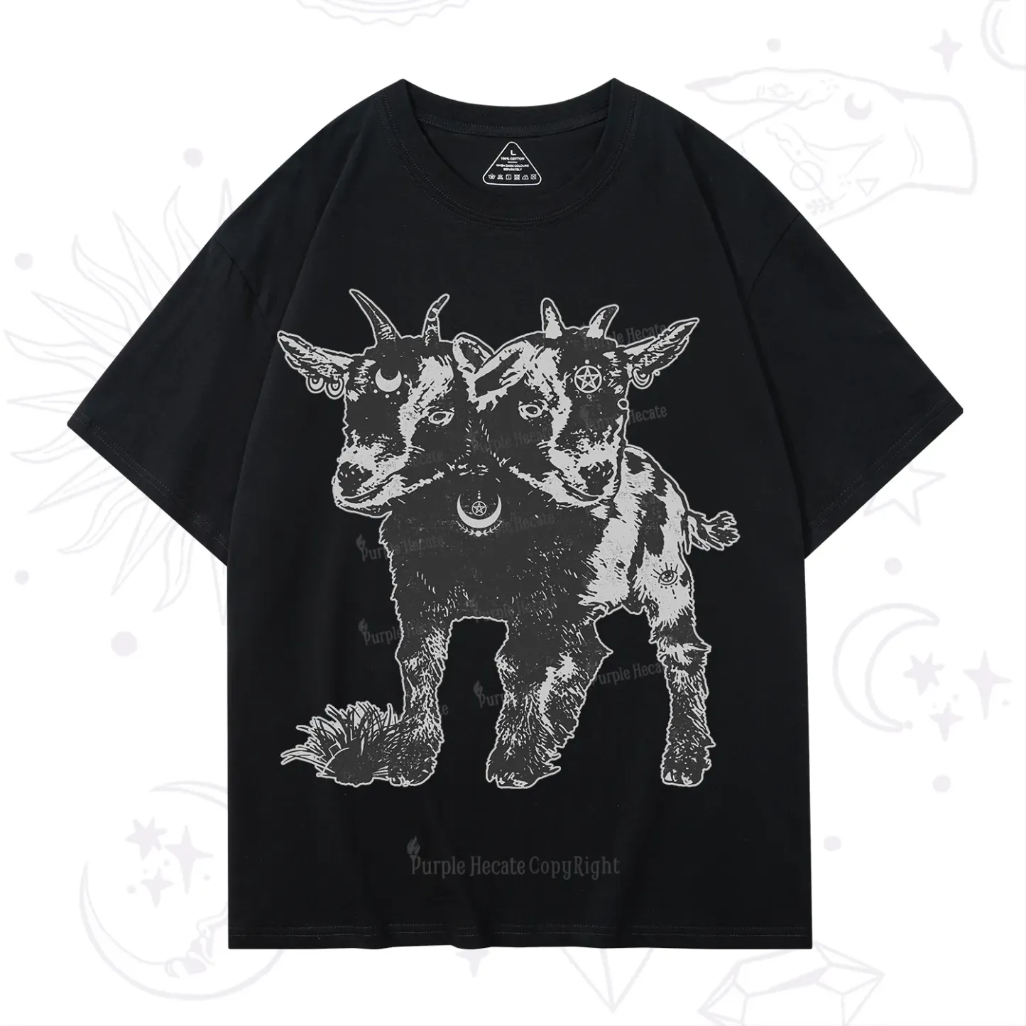Purplehecate Two Headed Goat T-Shirt