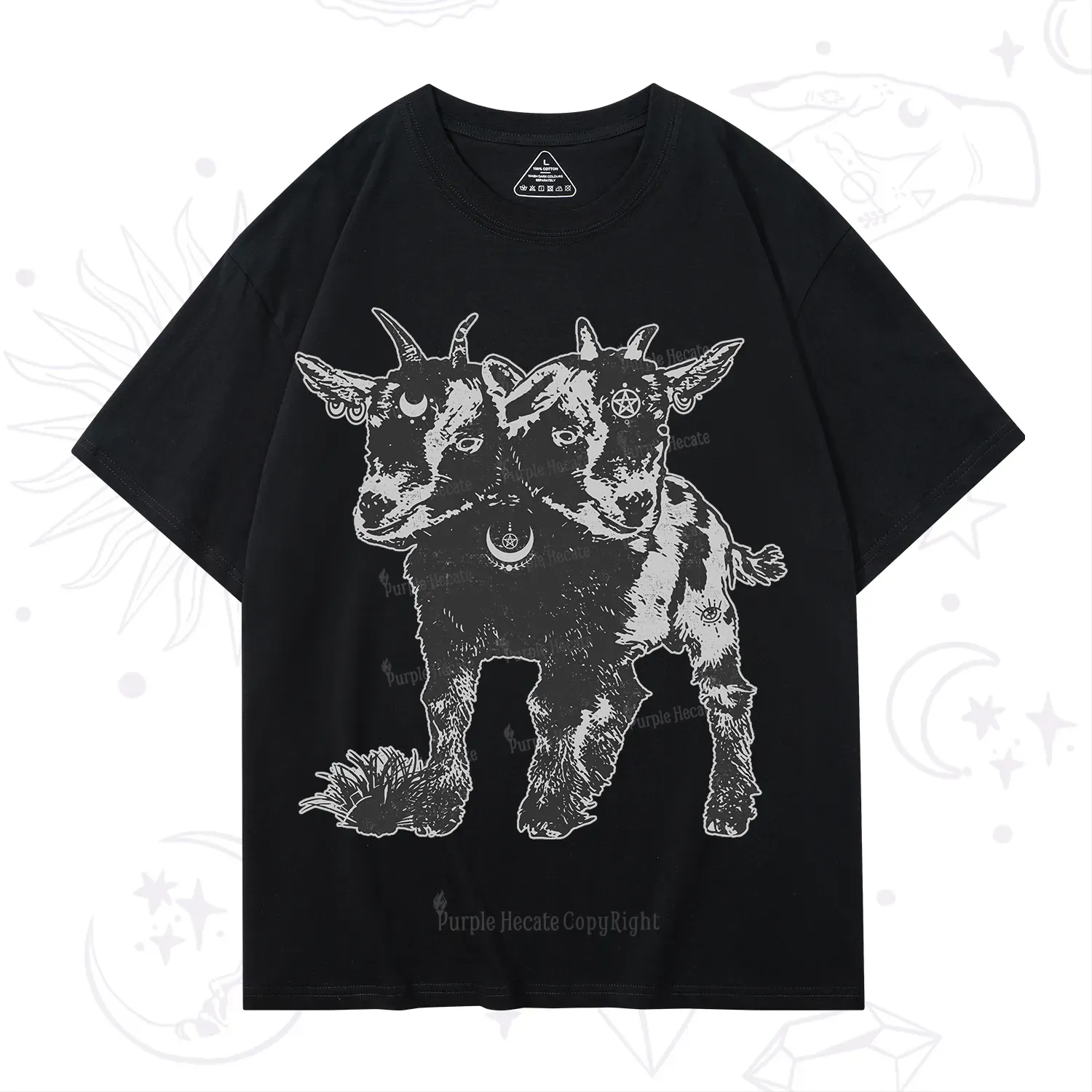 Purplehecate Two Headed Goat T-Shirt