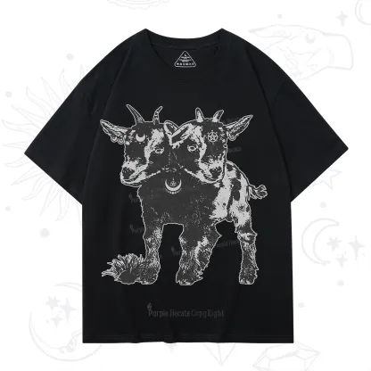 Purplehecate Two Headed Goat T-Shirt