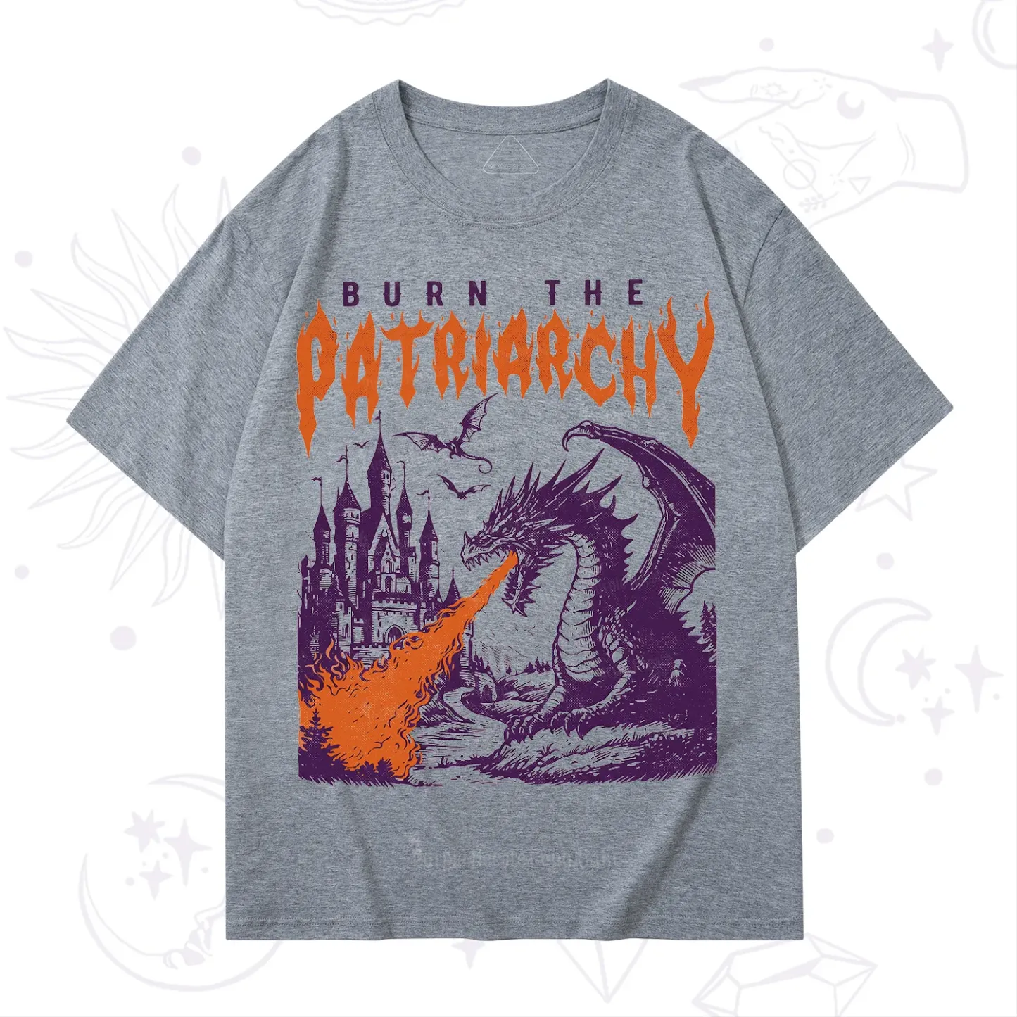 Purplehecate Burn the Patriarchy Dragon T-Shirt