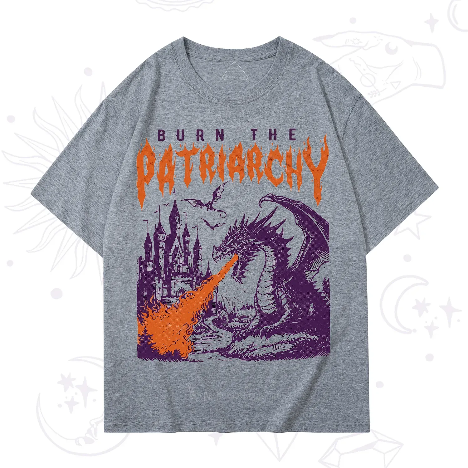 Purplehecate Burn the Patriarchy Dragon T-Shirt