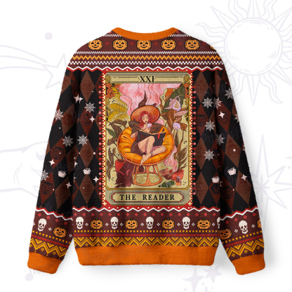 Purplehecate The Reader Tarot Card Ugly Halloween Sweatshirts