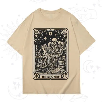 Purplehecate The Introvert Tarot Card T-Shirt