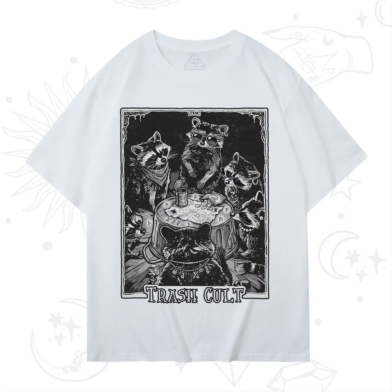 Purplehecate Trash Cult Raccoon T-Shirt