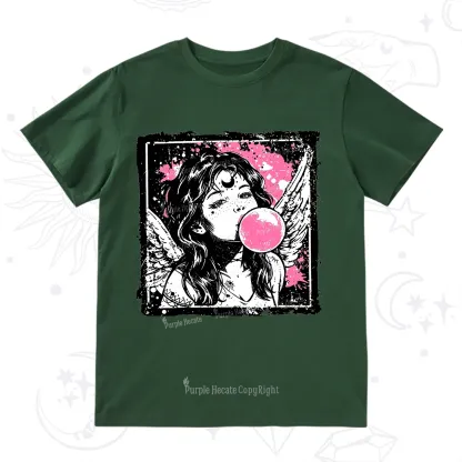 Purplehecate Grunge Angel with Bubblegum T-Shirt