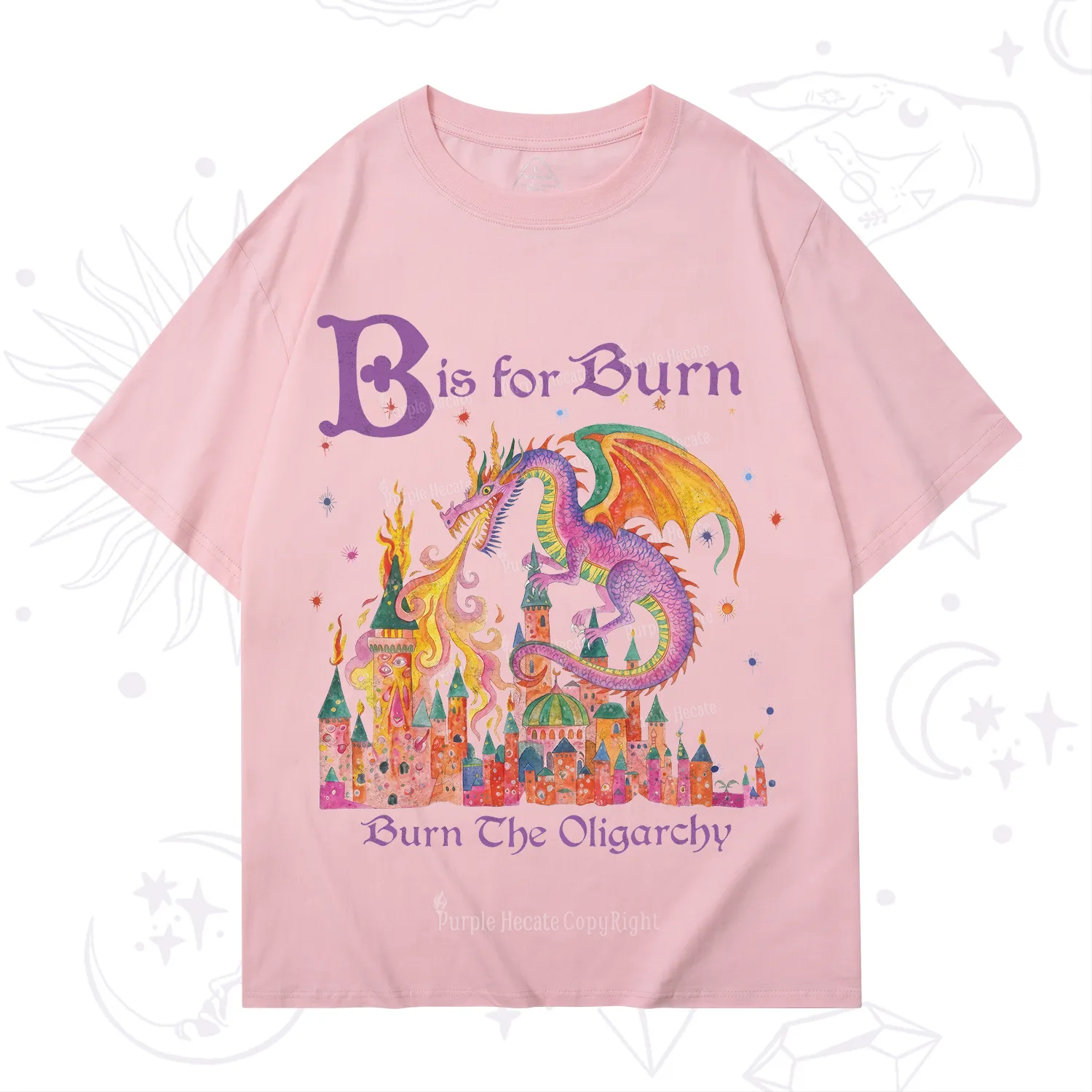 Purplehecate Burn The Oligarchy T-Shirt