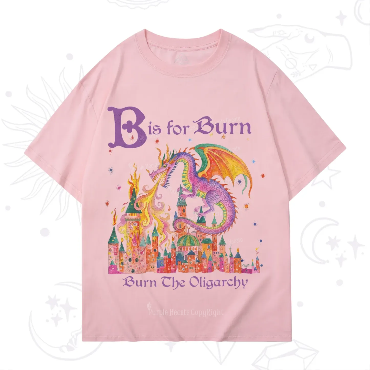 Purplehecate Burn The Oligarchy T-Shirt
